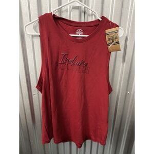 Indiana Hoosiers Rivalry Threads 91 Tank Top Red NWT Football Basketball Large